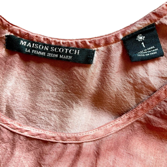 𝅺Maison Scotch Silk Tank Top - S - Picture 6 of 7